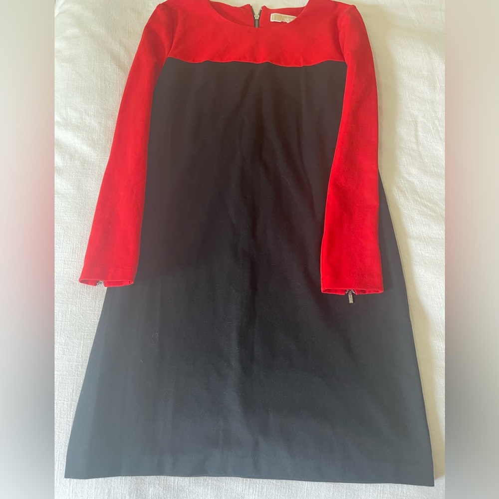 Michael Kors Red & Black Dress Size Large